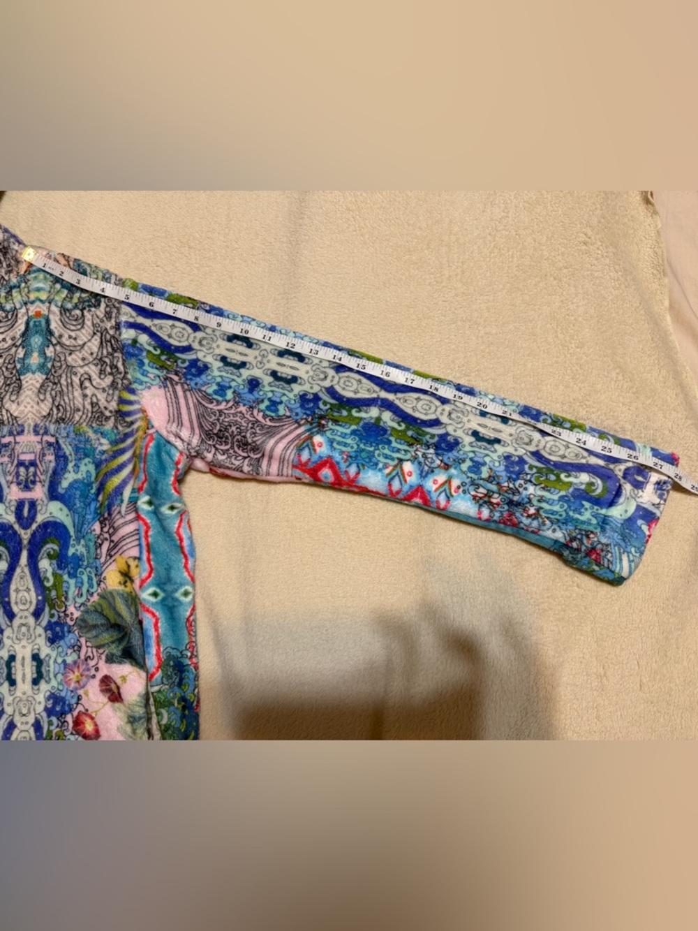 Johnny Was Multicolor Dreamer Sherpa Jacket - Picture 11 of 11